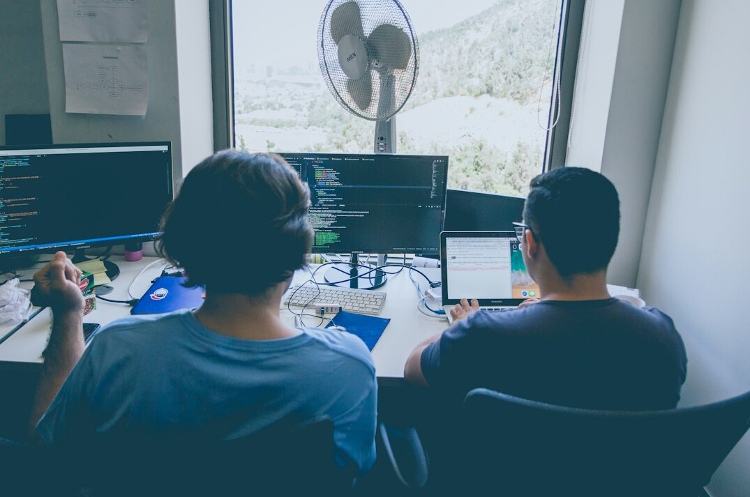 student learning programming